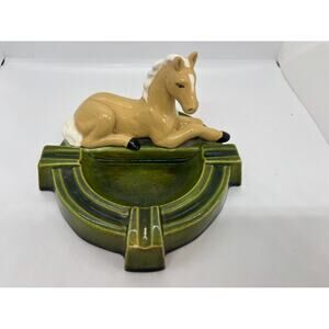 Vintage '54 Mid-Century Palomino Horse Ashtray
